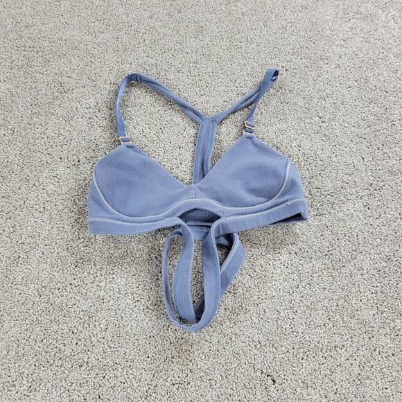 Lululemon‎ Womens Rue Boheme Bra XS Blue Racer Back Wanderlust Limited Edition - Picture 12 of 12